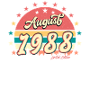 Birthday greeting 1988 August