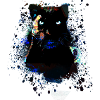 black panther,panther,cat,emo,punk,graffiti