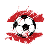Austrian Football Austria Flag Grunge
