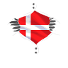 Demark flag proud danish