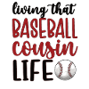 Stolzer Baseball-Cousin Baseballspieler-Cousin