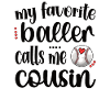 Stolzer Baseball-Cousin Eines Baseballspielers