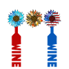 Vin Rouge Bleu 4 Juillet