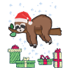 Paresseux de Noël