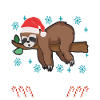 Weihnachten Faultier