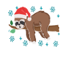 Christmas Sloth