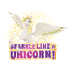 Mia och jag Onchao Glitter som en enhörning!