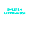 Swedish Lapphunds