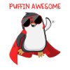 Puffin Awesome Puffin Superhero Cadeau