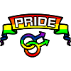 Rainbow gay pride logo 2