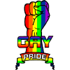 Rainbow gay pride logo 6