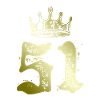 51 Zahl Krone