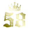 58 Zahl Krone
