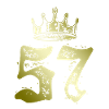 57 Number crown