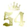 54 Number crown