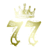 77 Number crown