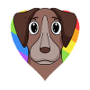 Gay Rainbow Pointer Dog