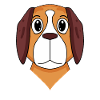 St. Bernard dog dog