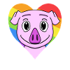 Gris Lgbt Regnbue Farver