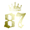 87 Number crown