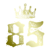 85 Number crown