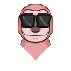 Sloth with glasses