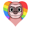 LGBT Animal Sloth Rainbow