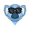 Koala with glasses