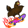 Hen skater