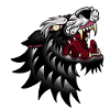 Old school wolf
