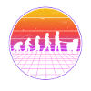 Leonberger Evolution Vaporwave