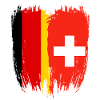 Deutschland Flagge Schweiz