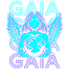 Gaia Kreikkalainen jumalatar Äiti Maa Retro
