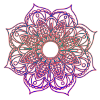 Mandala rot