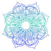 Mandala weiß