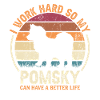 Work Hard - Retro Pomsky