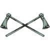 Hatchet crossed