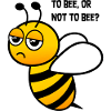 Bee Confused Funny Graphic