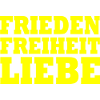 Frieden freiheit liebe