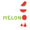 Einer in einer Melone
