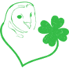Owl Cloverleaf Heart Cloverleaf