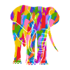 Elefant Bunt