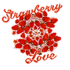 strawberry love,strawberry,strawberries,retro,vintage