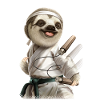 KARATE SLOTH2 copy