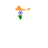 Heartbeat Design Indisk flagga Indien Indien