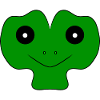 Funny frog face