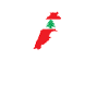 Heartbeat Design Drapeau libanais Liban