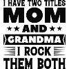 Maman et grand-mère