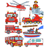 Pompiers Véhicules Ambulance Pompier
