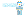 Argentina Albiceleste Football Fan Jersey